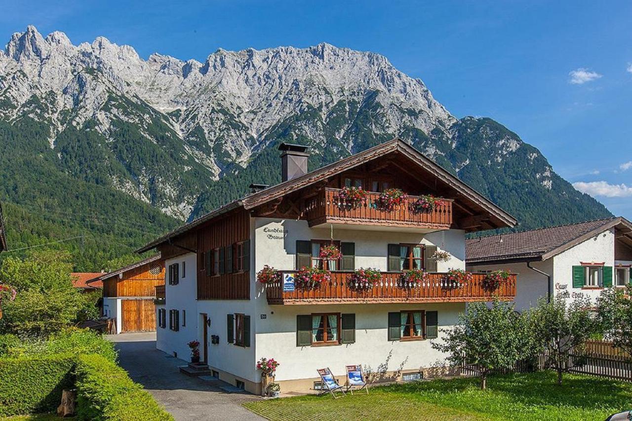 Appartement Landhaus Braun à Mittenwald Extérieur photo